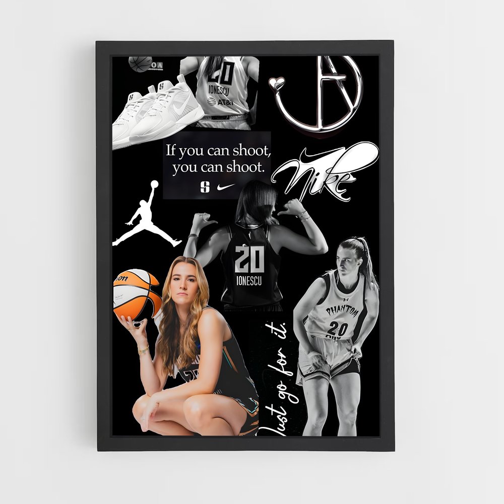 Poster Sabrina's Court Magic – affiche Basketball (vue 2)
